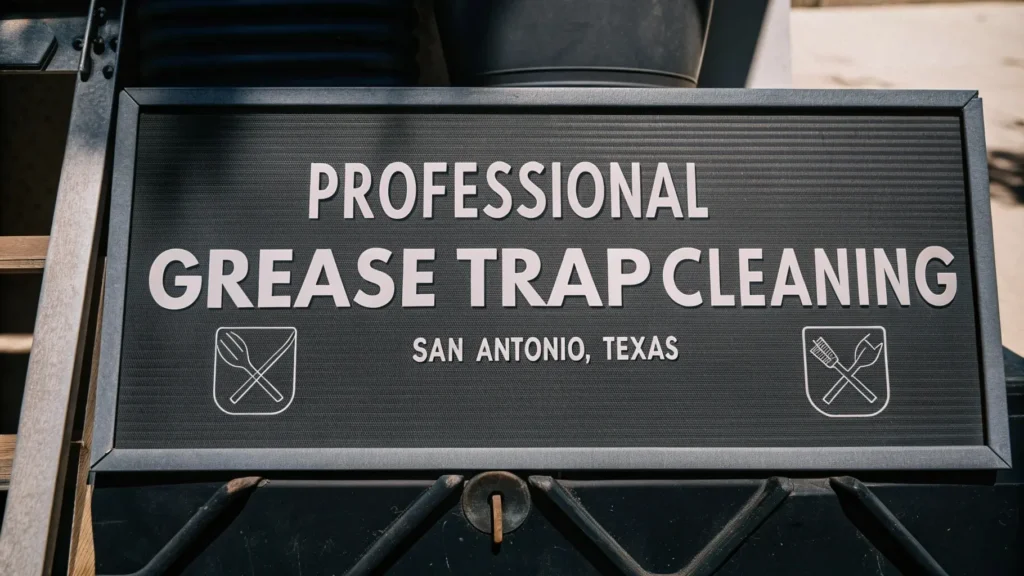 Grease Trap Cleaning San Antonio Texas