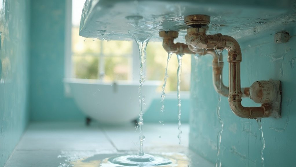 detecting household plumbing leaks