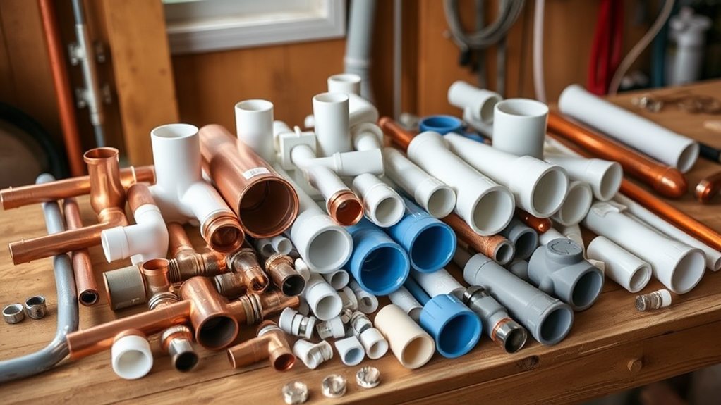 selecting suitable plumbing pipes